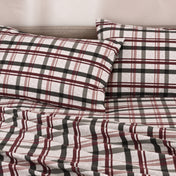 Print Flannel Sheet Set