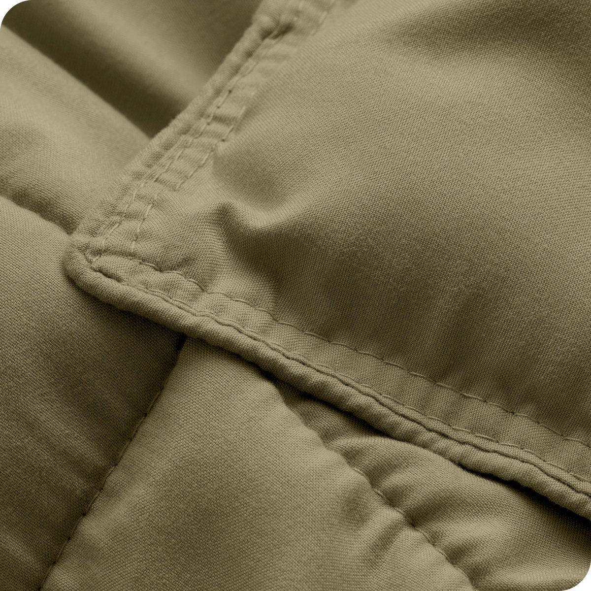 Down Alternative Box Stitch Comforter Set