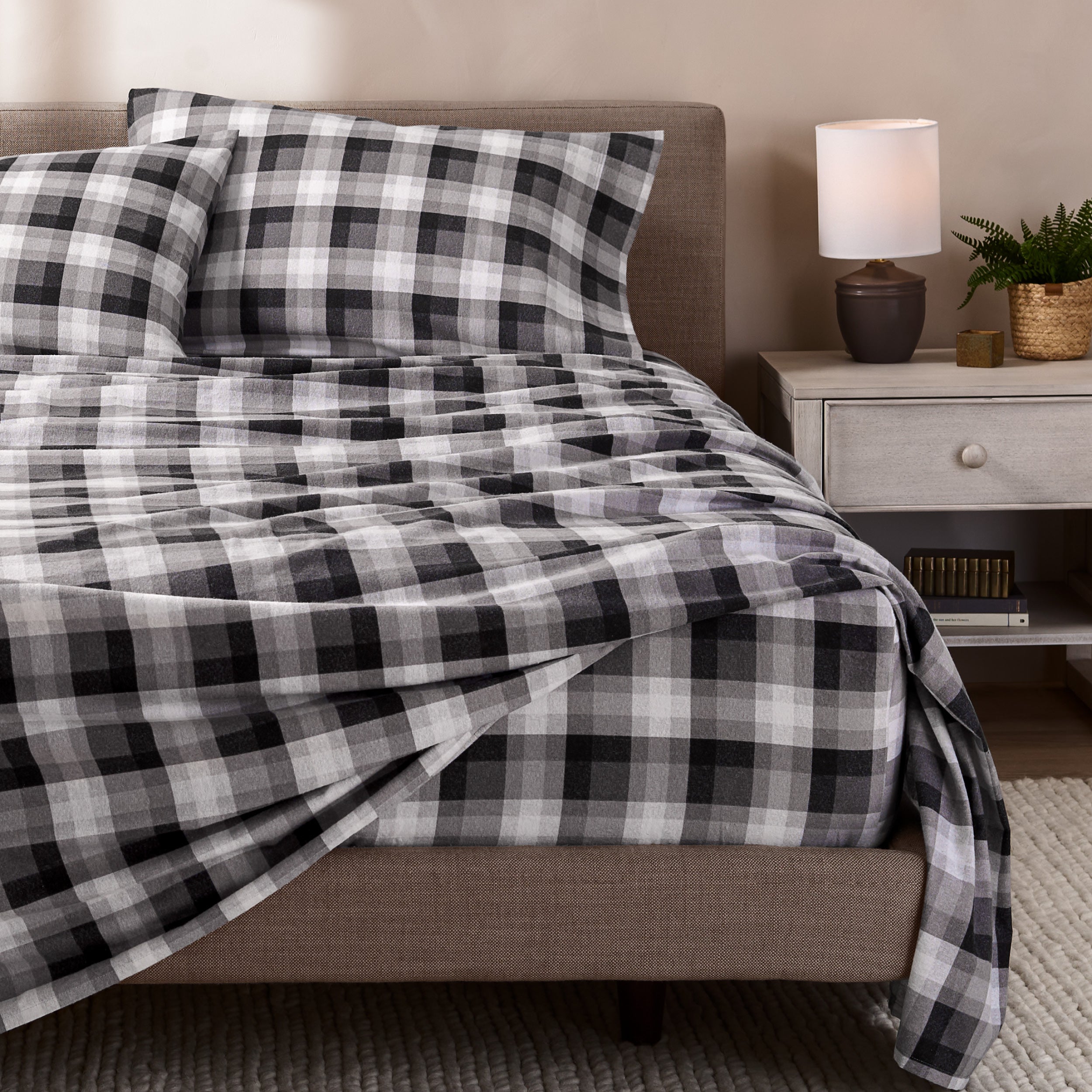 Print Flannel Sheet Set