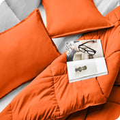 Down Alternative Box Stitch Comforter Set