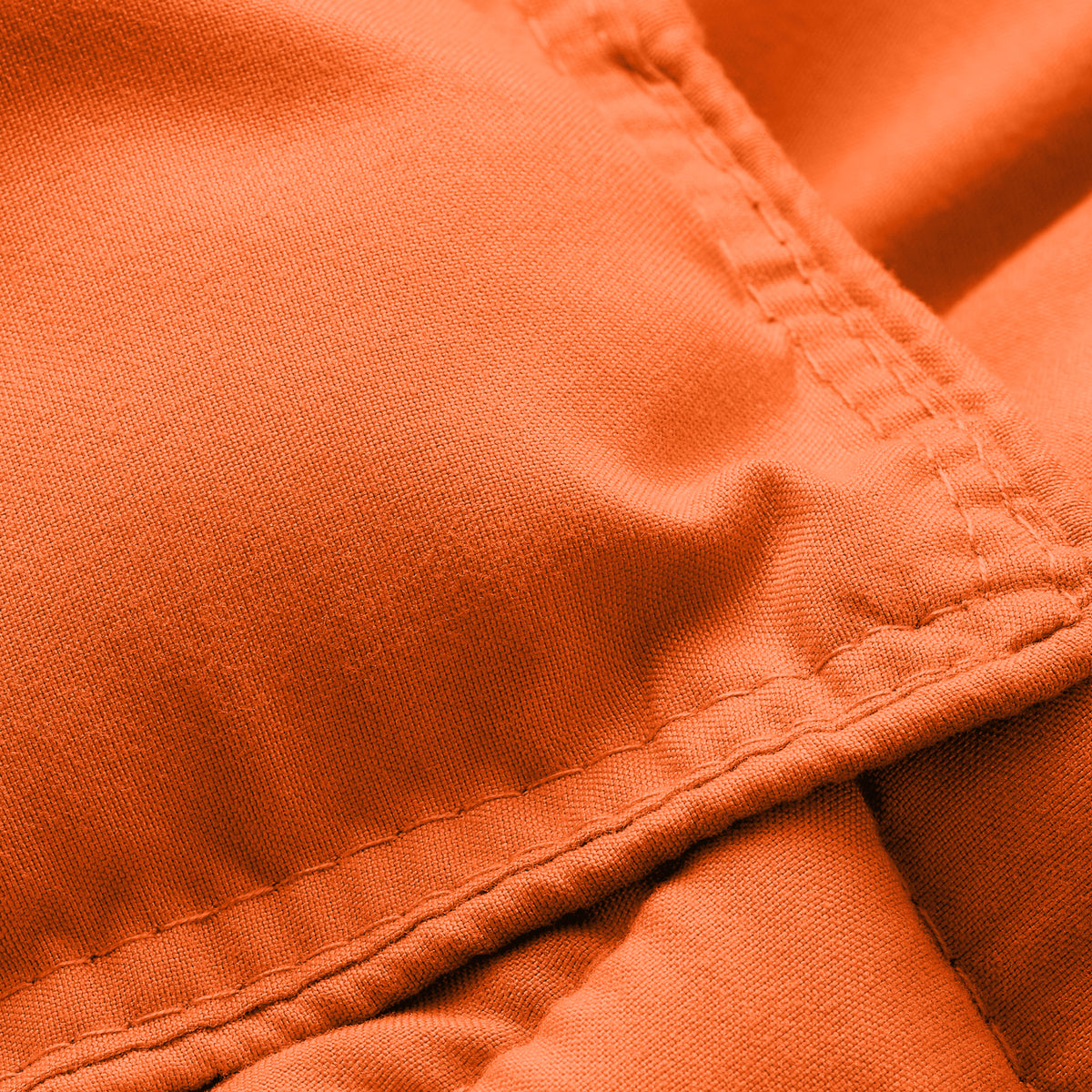 Close-up of comforter fabric with stitching detail