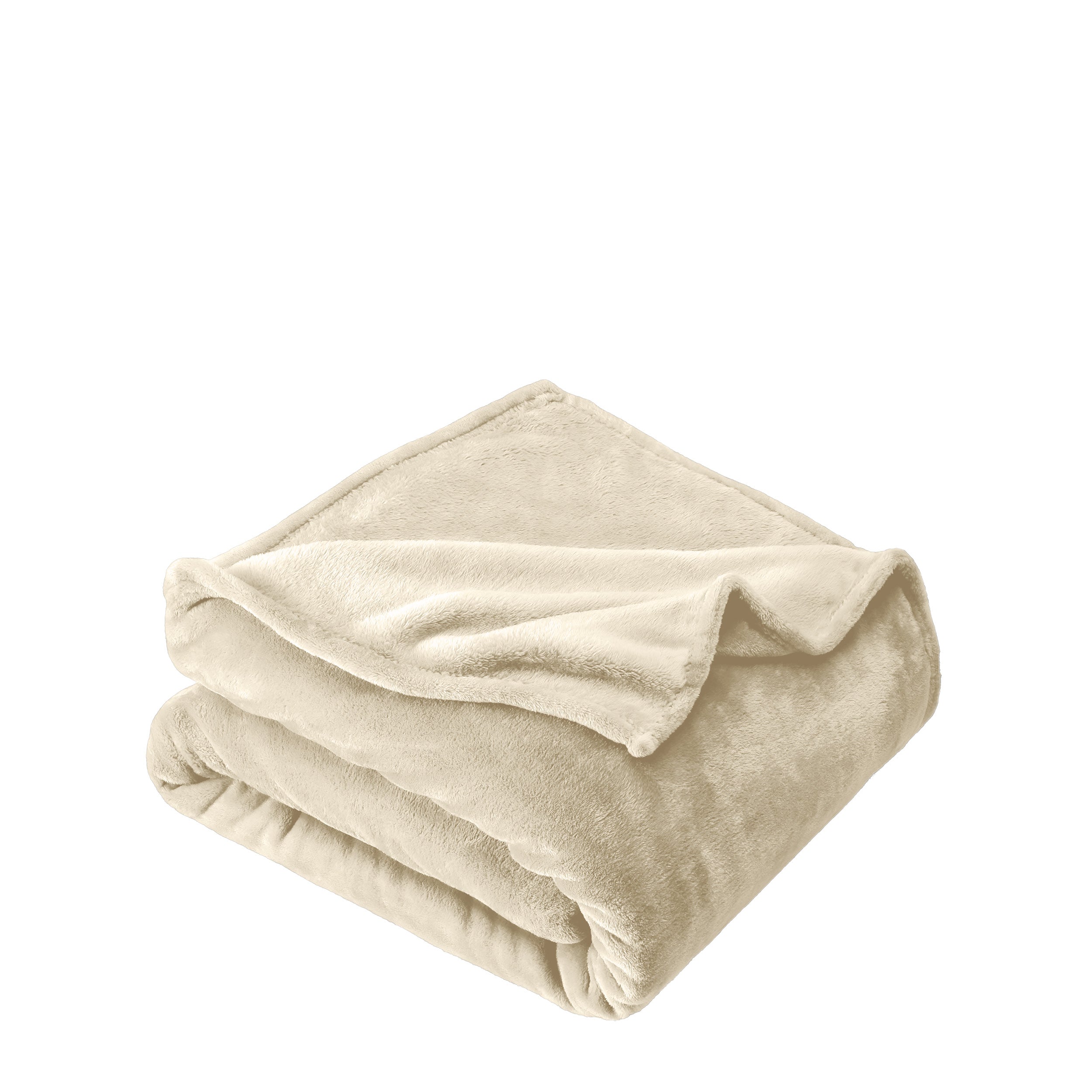 Microplush blanket folded neatly
