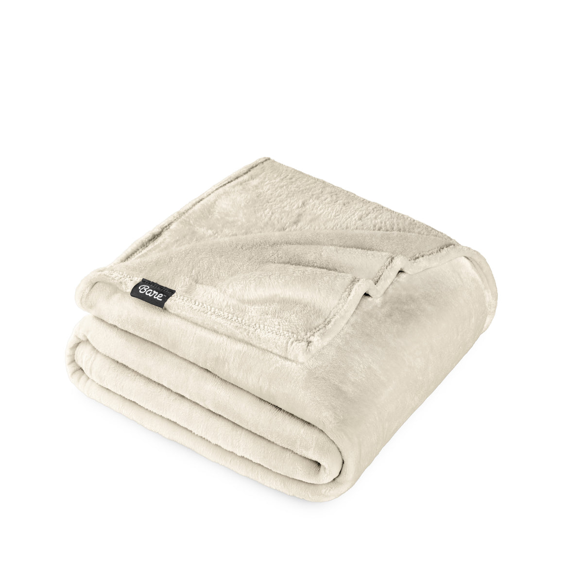 Microplush blanket folded neatly