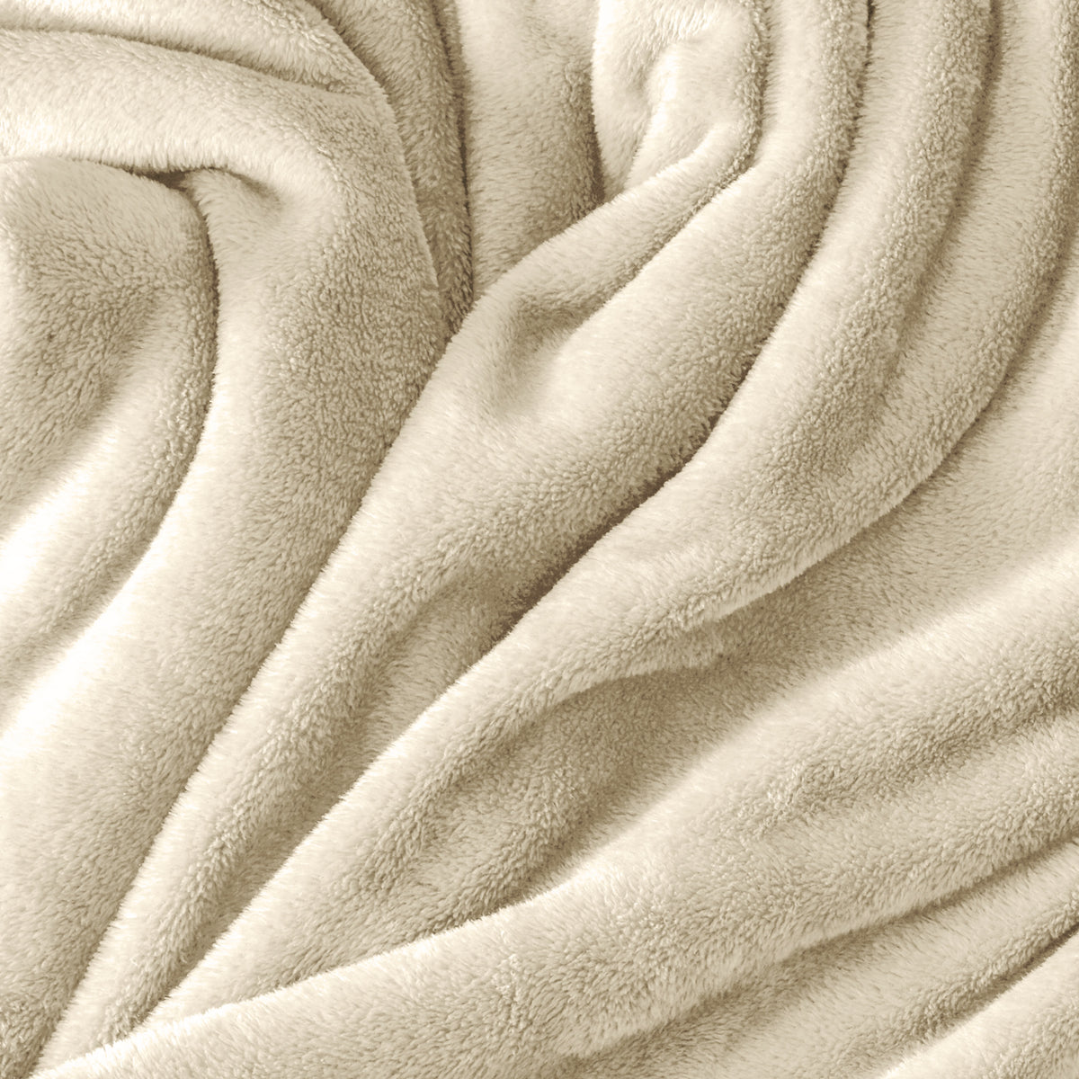 Close up of the soft textured microplush blanket