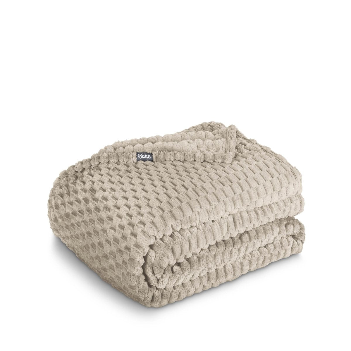 Waffle blanket folded