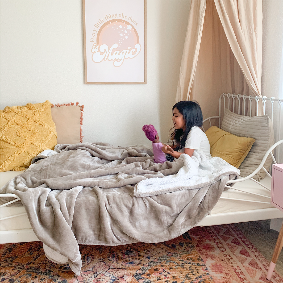 Barbara barry 2025 fleece blanket