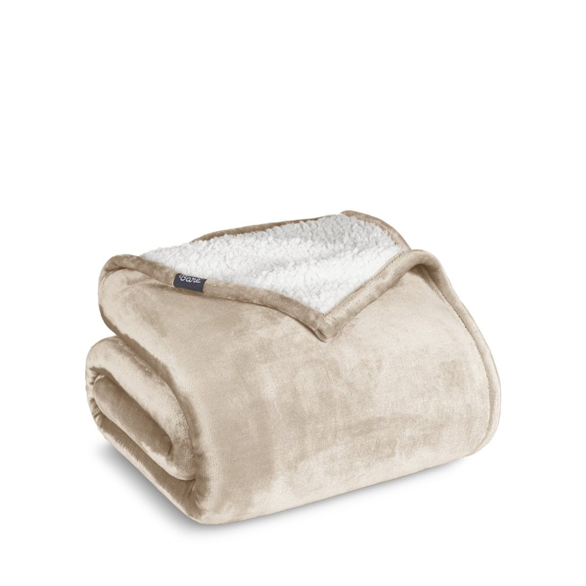 Sherpa blanket folded