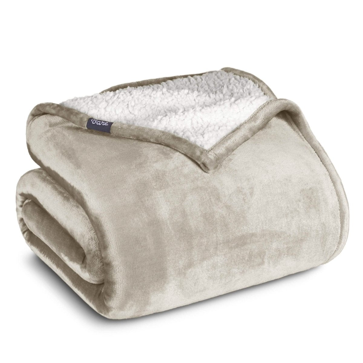 Sherpa blanket folded