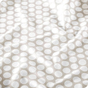 Close up of a printed microfiber sheet showing the pattern and texture