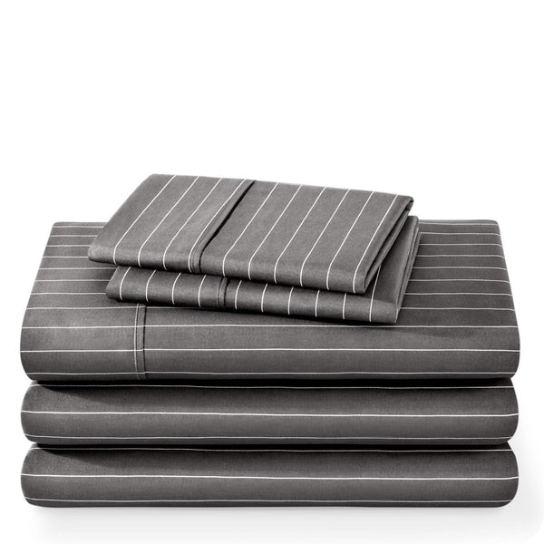 A printed sheet set folded and stacked