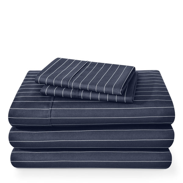A printed sheet set folded and stacked