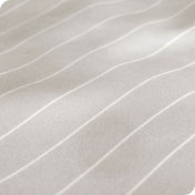 Close up of a printed microfiber sheet showing the pattern and texture