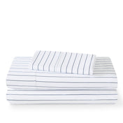 Printed ultra soft sheet set folded and stacked