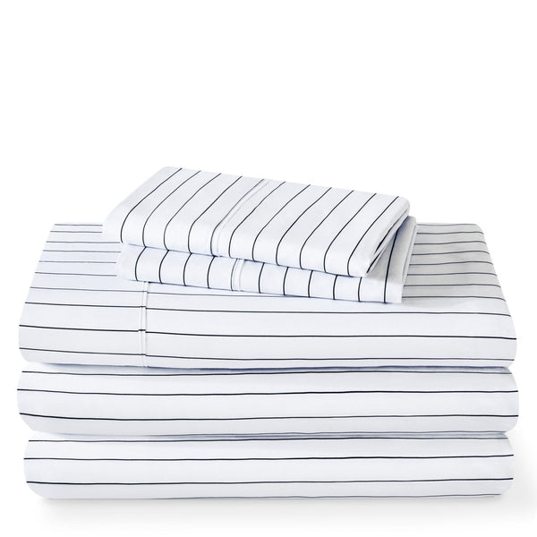 A printed sheet set folded and stacked