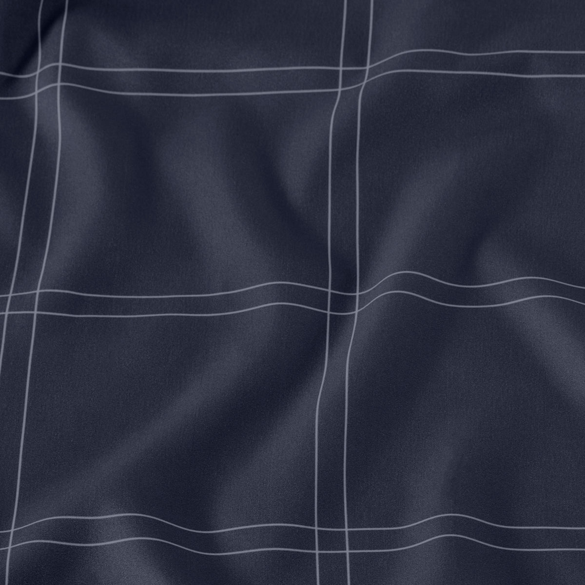 Close-up of printed duvet fabric