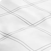 Close up of the microfiber patterned fitted sheet