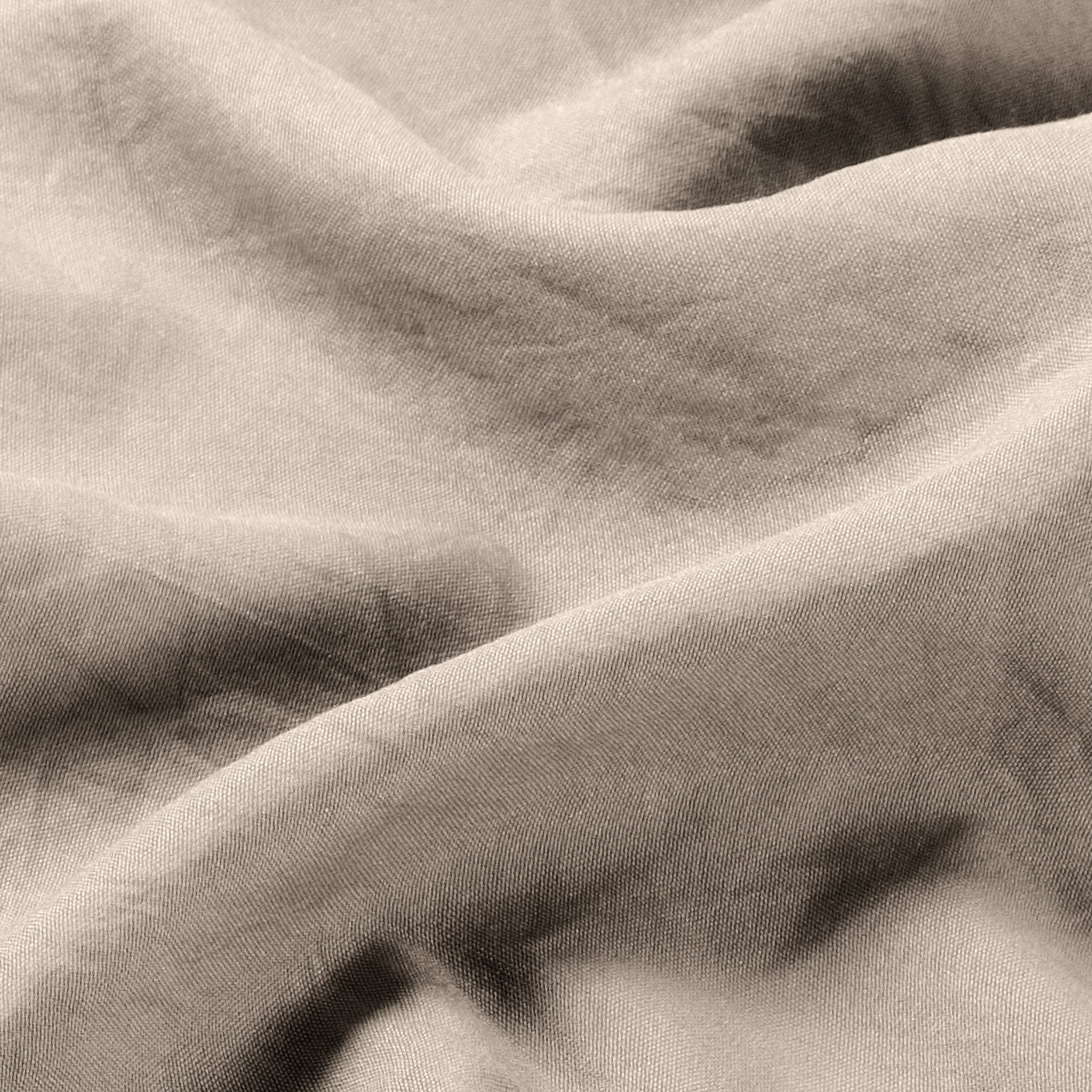 Close-up of the washed sheet set fabric
