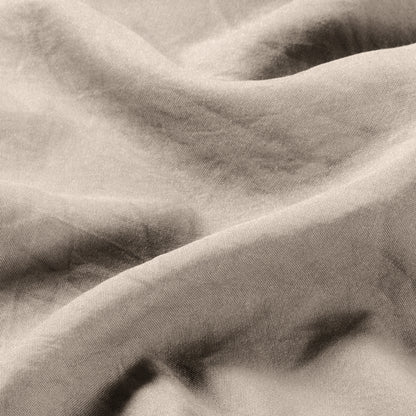 Close-up of the washed sheet set fabric