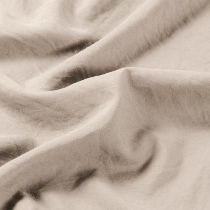 Close-up of washed fabric with folds