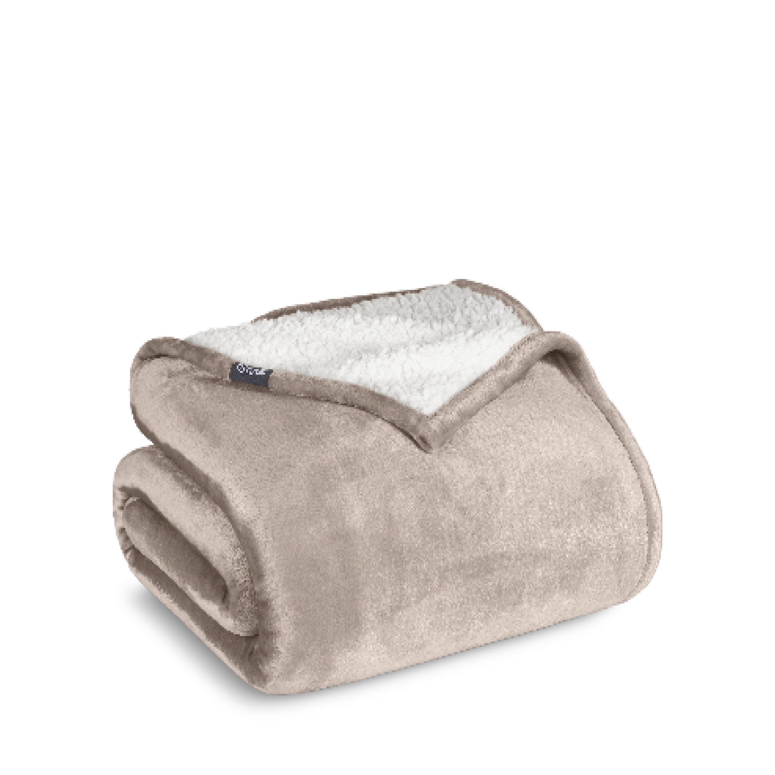 Sherpa blanket folded