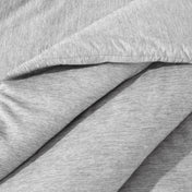 Close-up of comforter on a bed