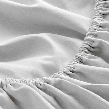Close-up of fitted sheet