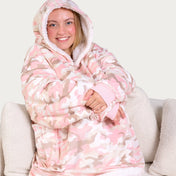 Close up of a Bare Home wearable blanket