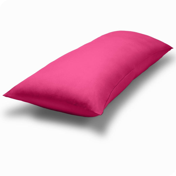 A microfiber body pillowcase on a pillow
