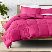 Down Alternative Box Stitch Comforter Set
