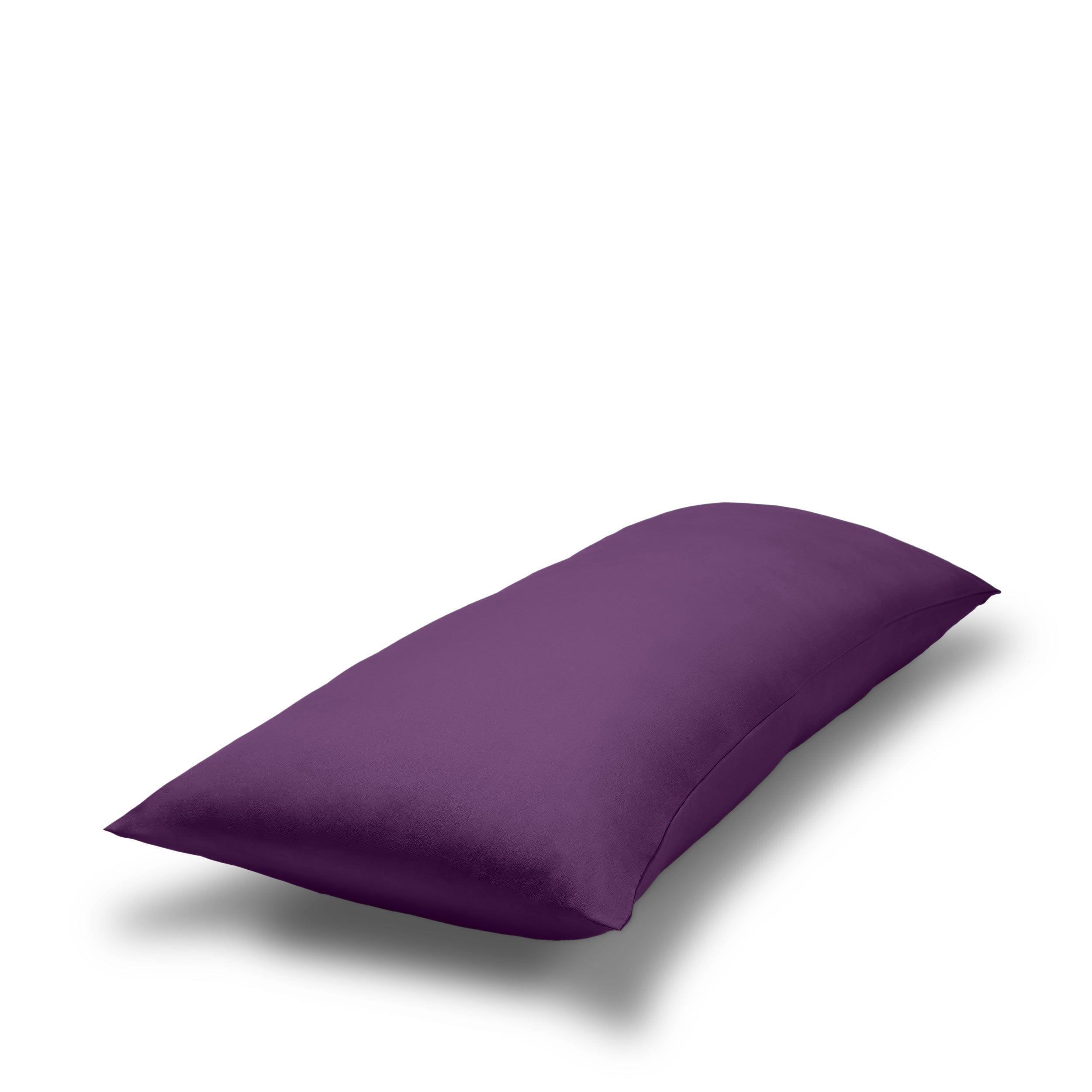 A microfiber body pillowcase on a pillow