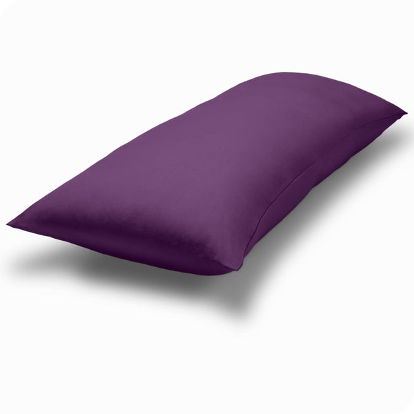 A microfiber body pillowcase on a pillow