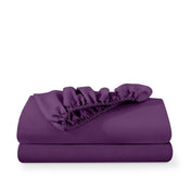 2 ultra soft fitted sheets folded and stacked