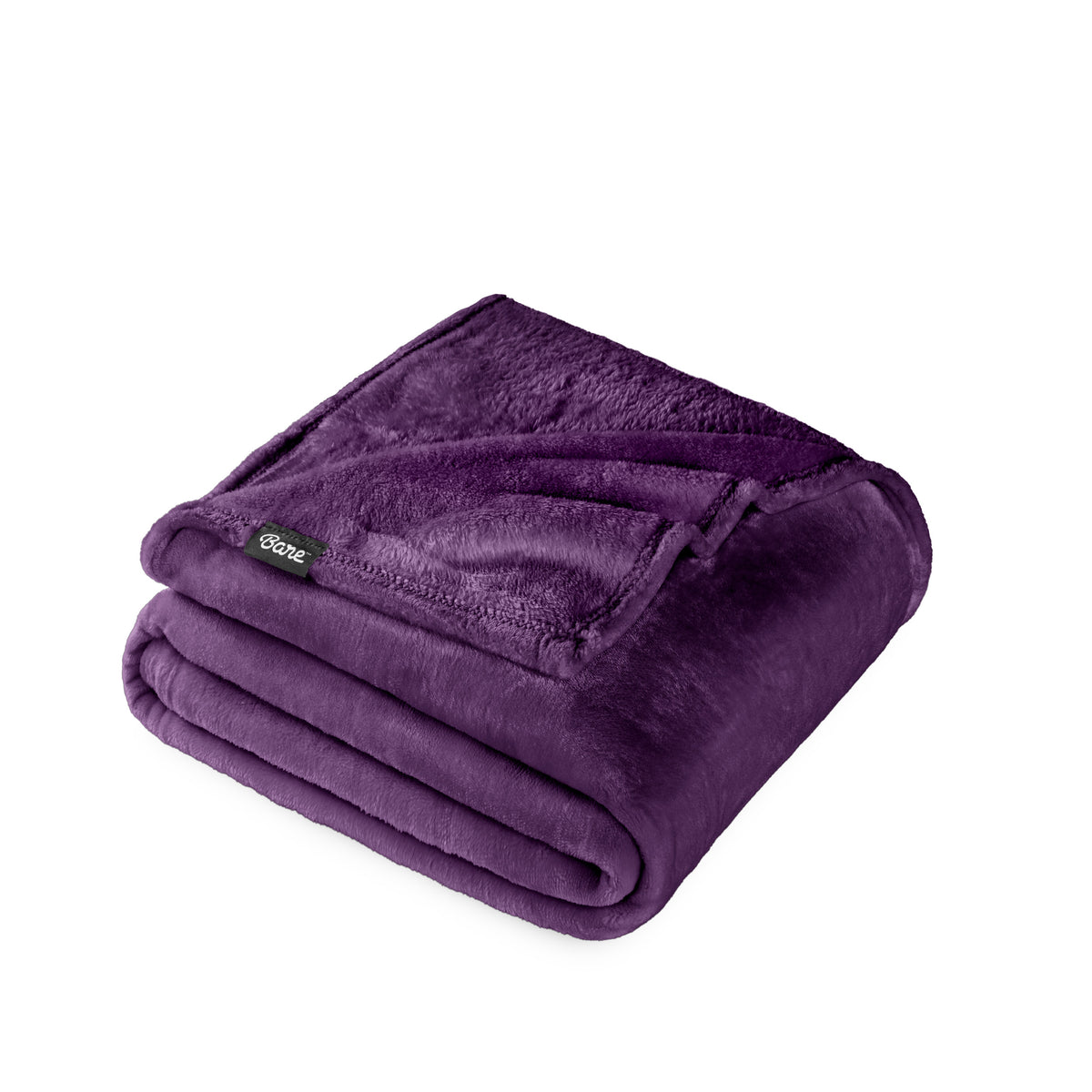 Microplush blanket folded neatly