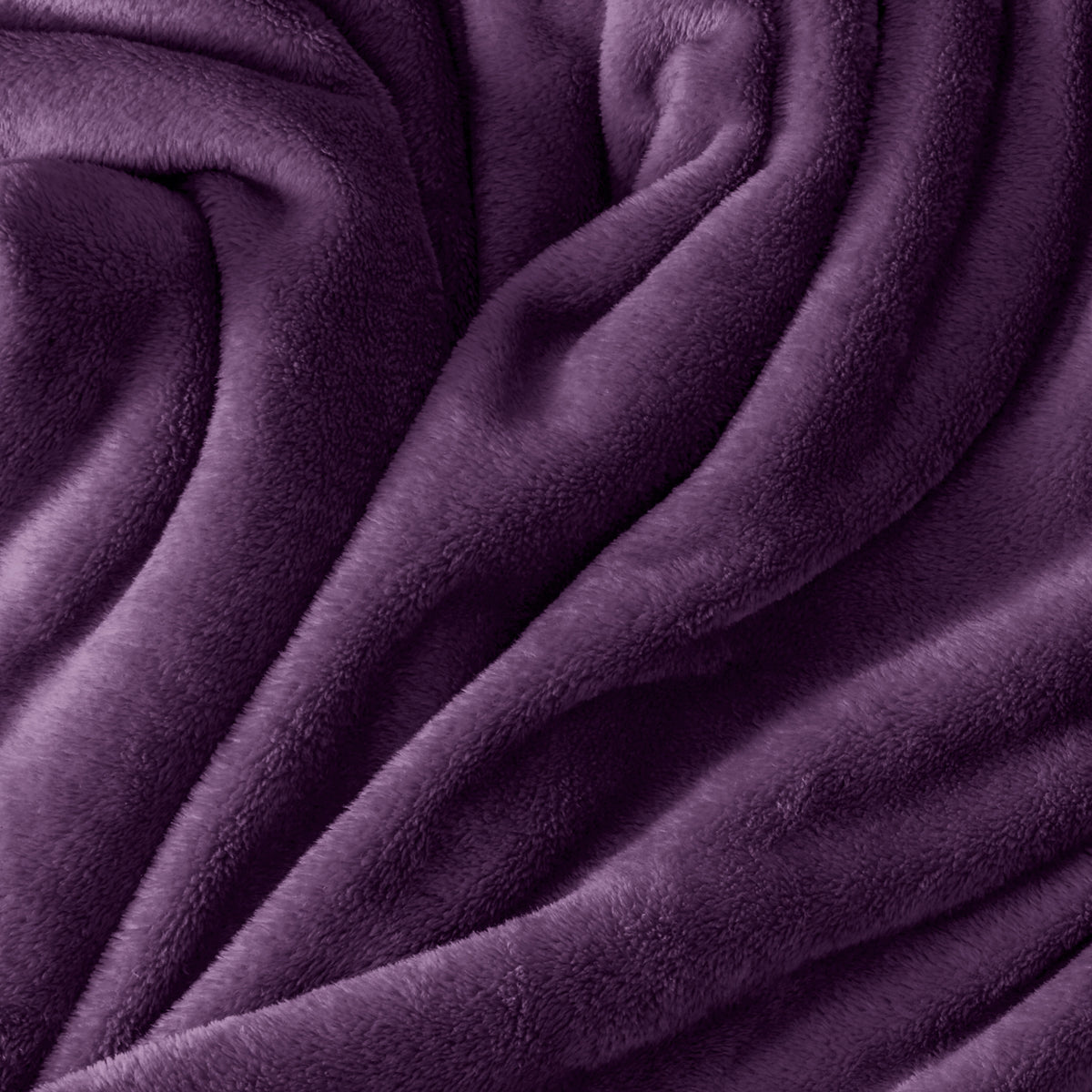 Close up of the soft textured microplush blanket