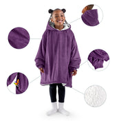 Close up of features of the wearable blanket