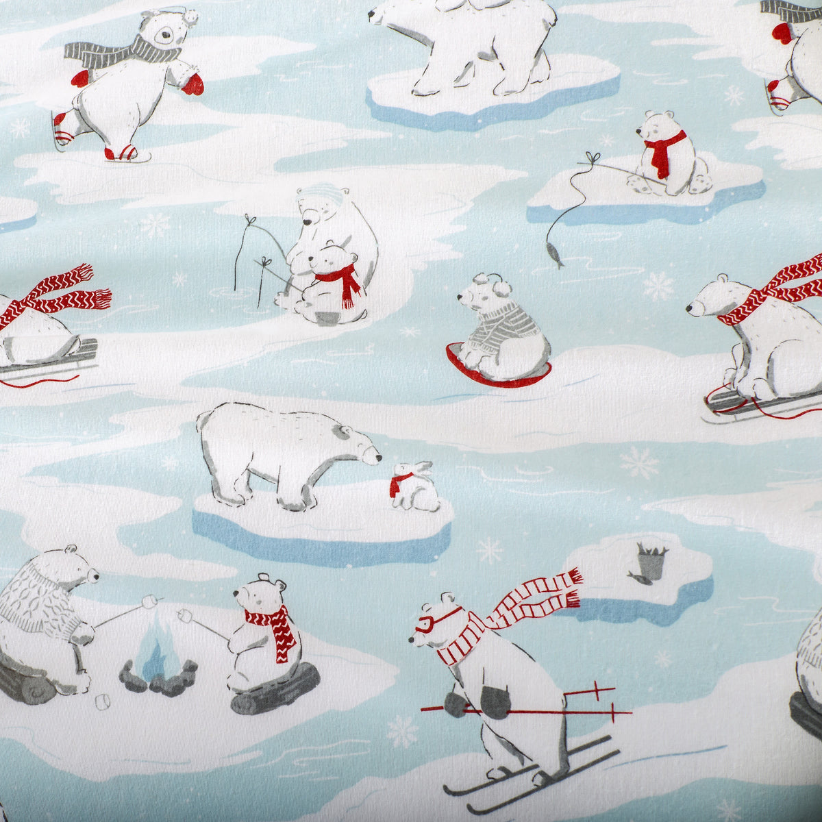 Print Flannel Sheet Set