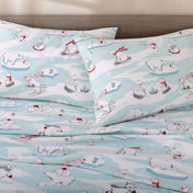 Print Flannel Sheet Set