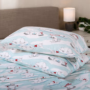 Print Flannel Sheet Set