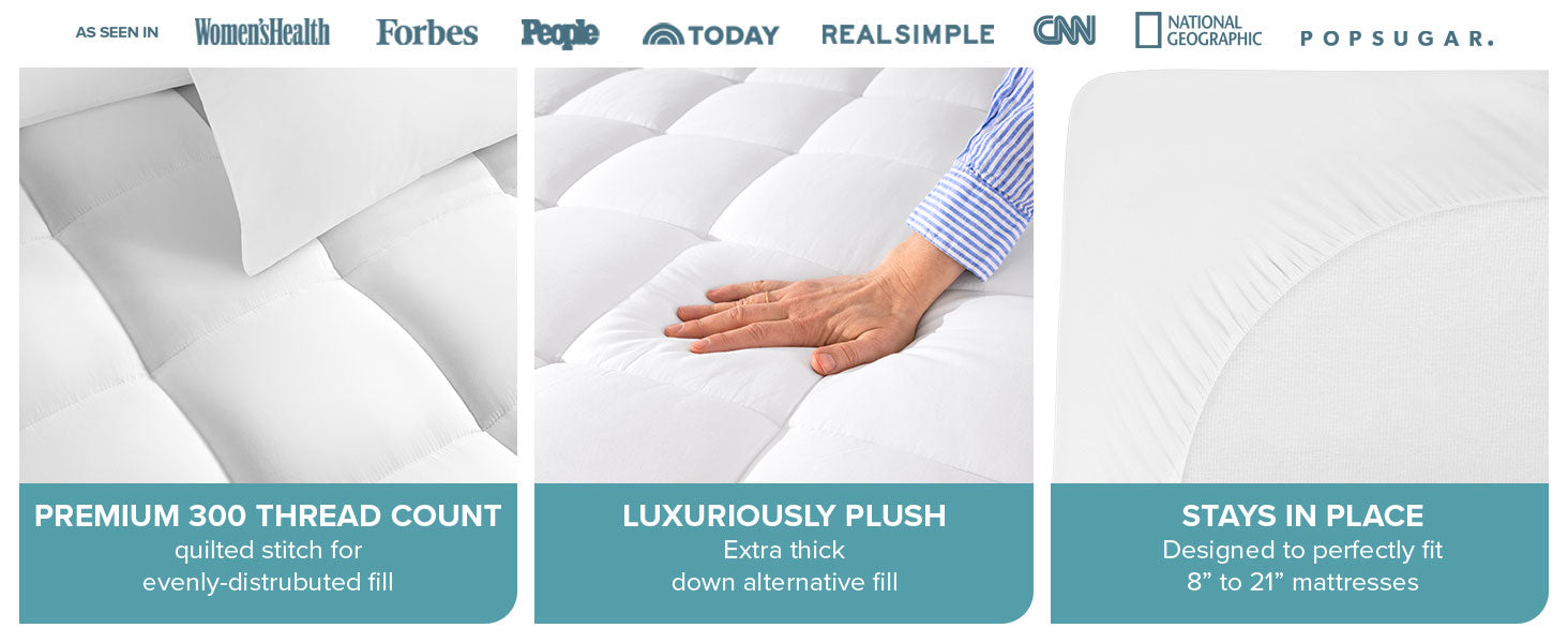 Cotton Top Mattress media Icons and features
