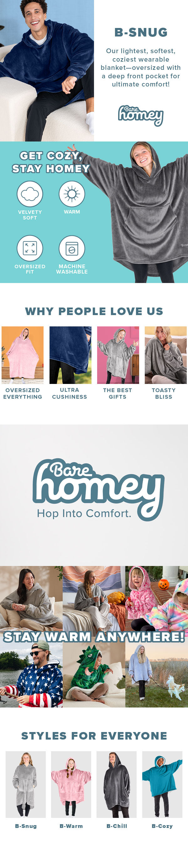 Bare Homey Wearable B Snug EBC