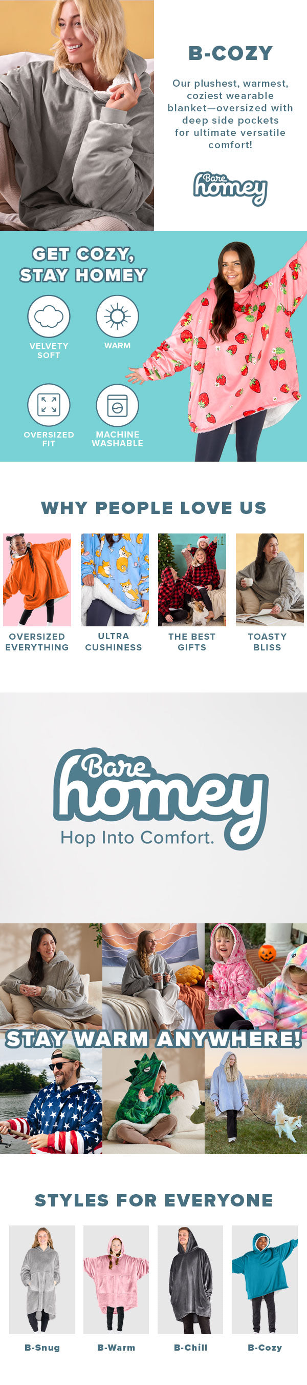Bare Home Wearable B Cozy EBC