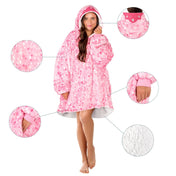 Person wearing a Bare Homey with close-up inserts on a white background