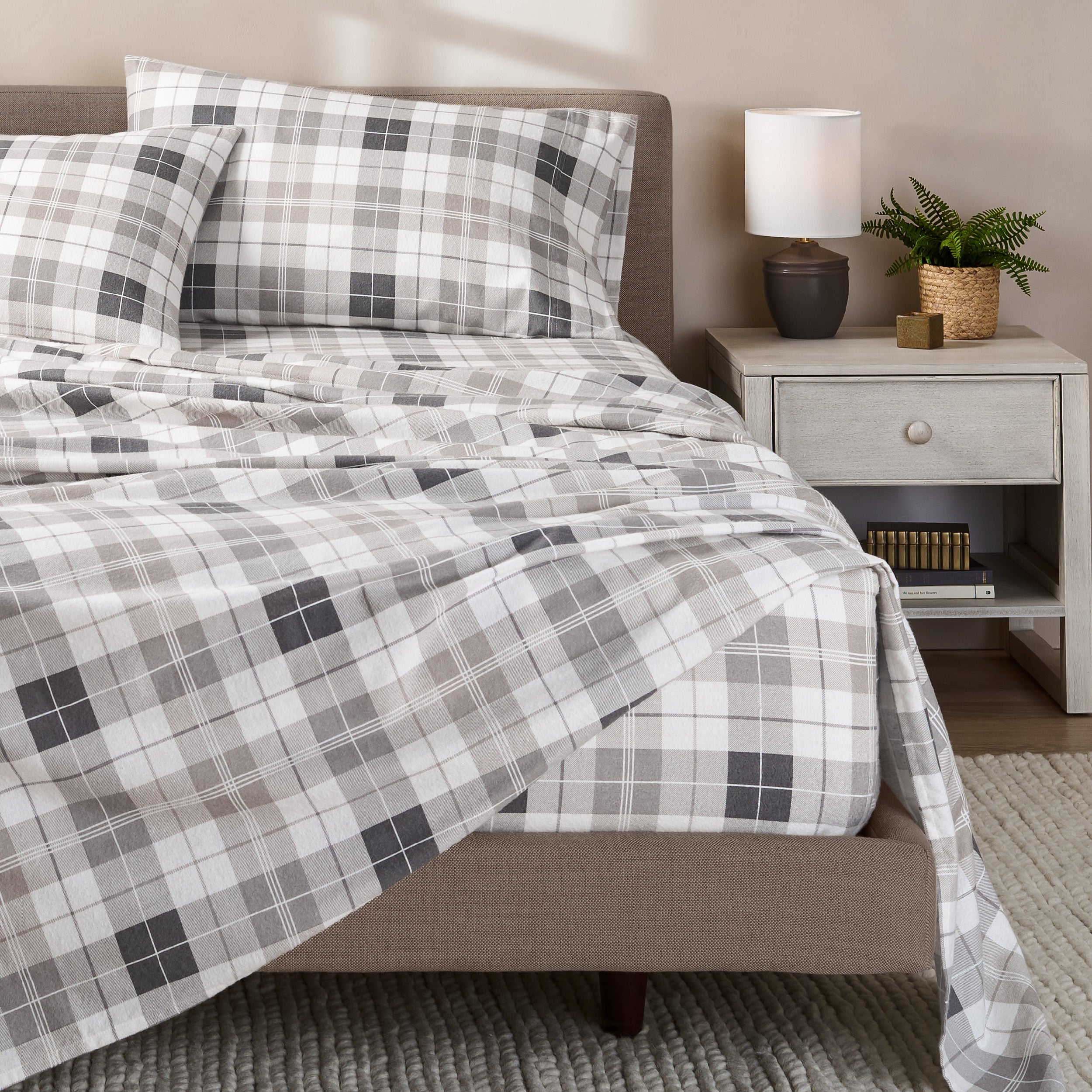 Print Flannel Sheet Set