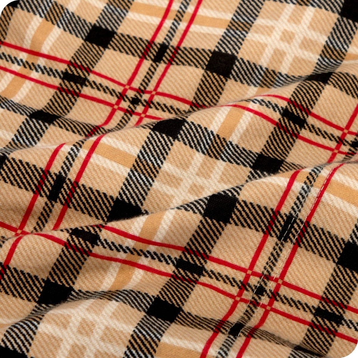 Close up of duvet cover fabric showing the soft texture