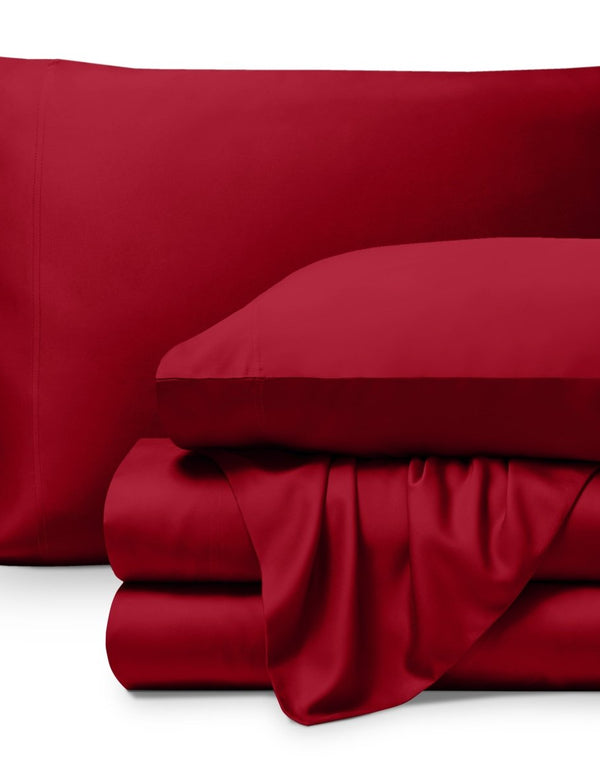 Bamboo Sheets folded and stacked neatly