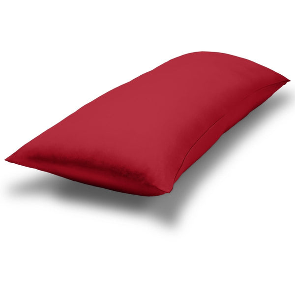 A microfiber body pillowcase on a pillow