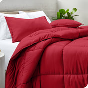 Down Alternative Box Stitch Comforter Set