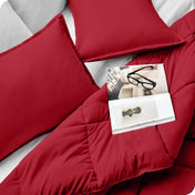 Down Alternative Box Stitch Comforter Set
