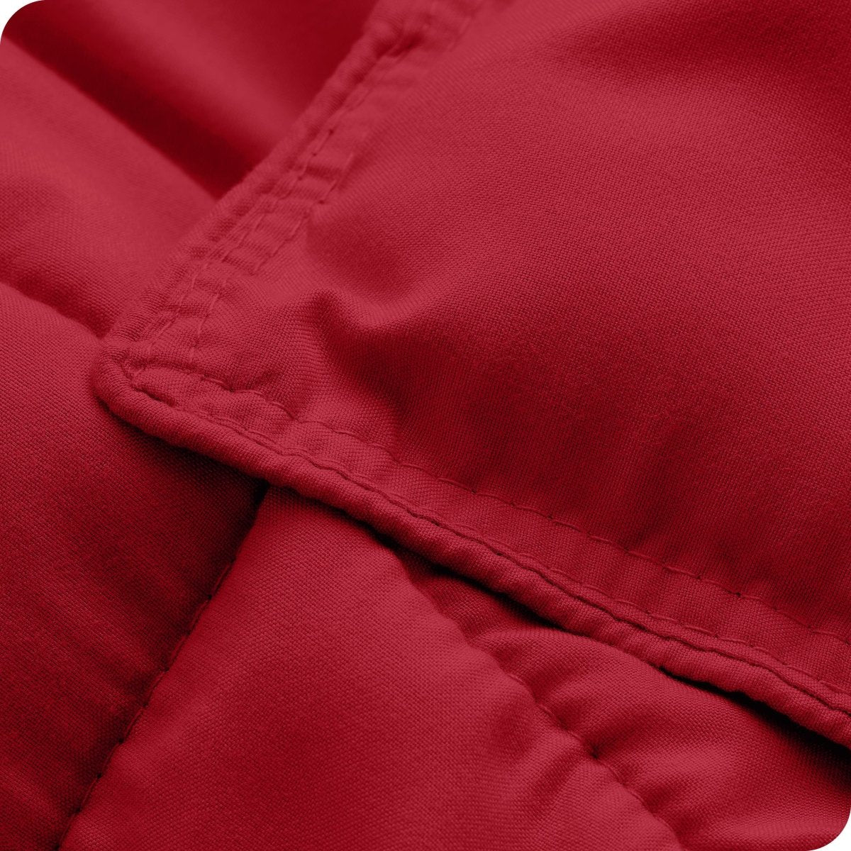 Down Alternative Box Stitch Comforter Set