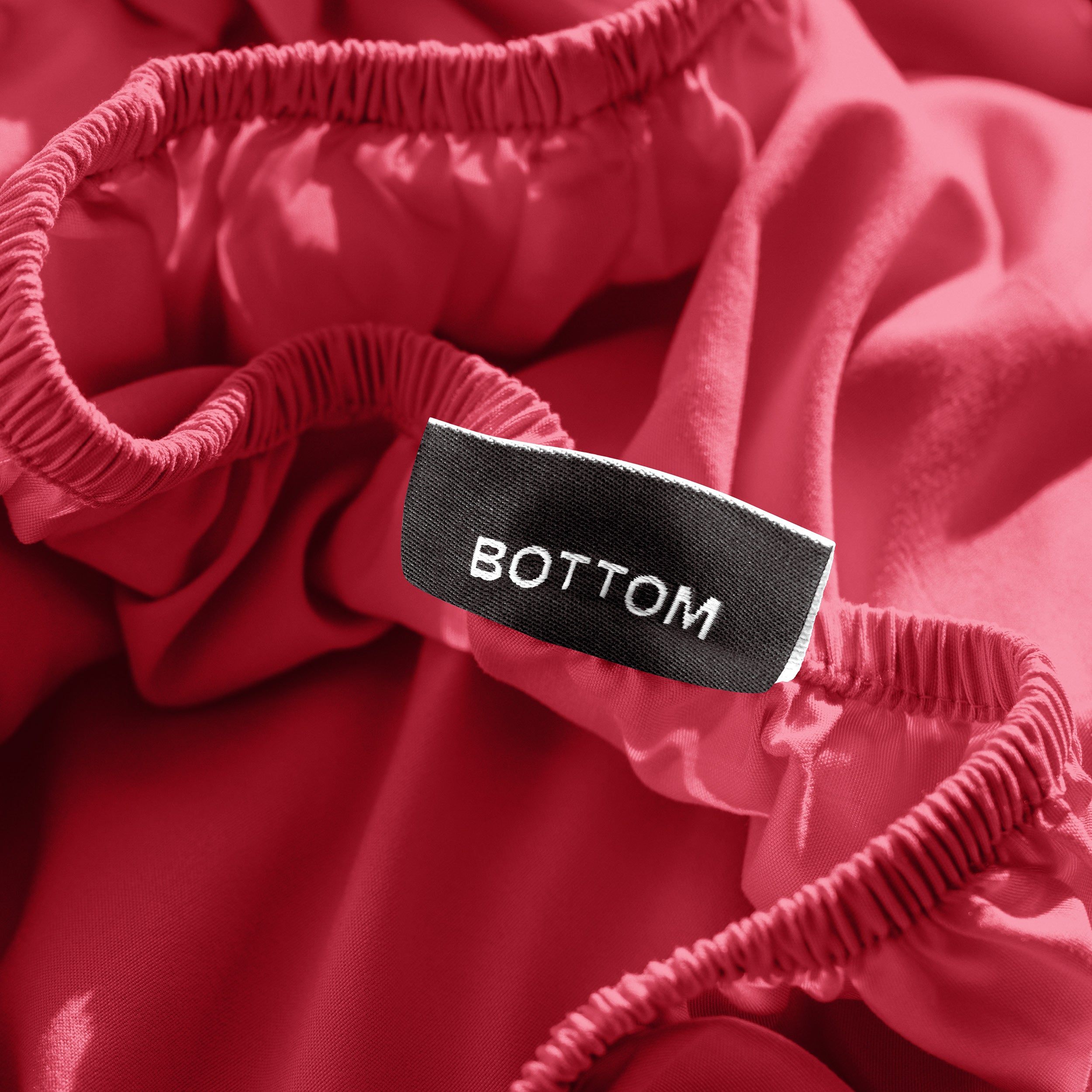 Microfiber fabric close up with subtle folds